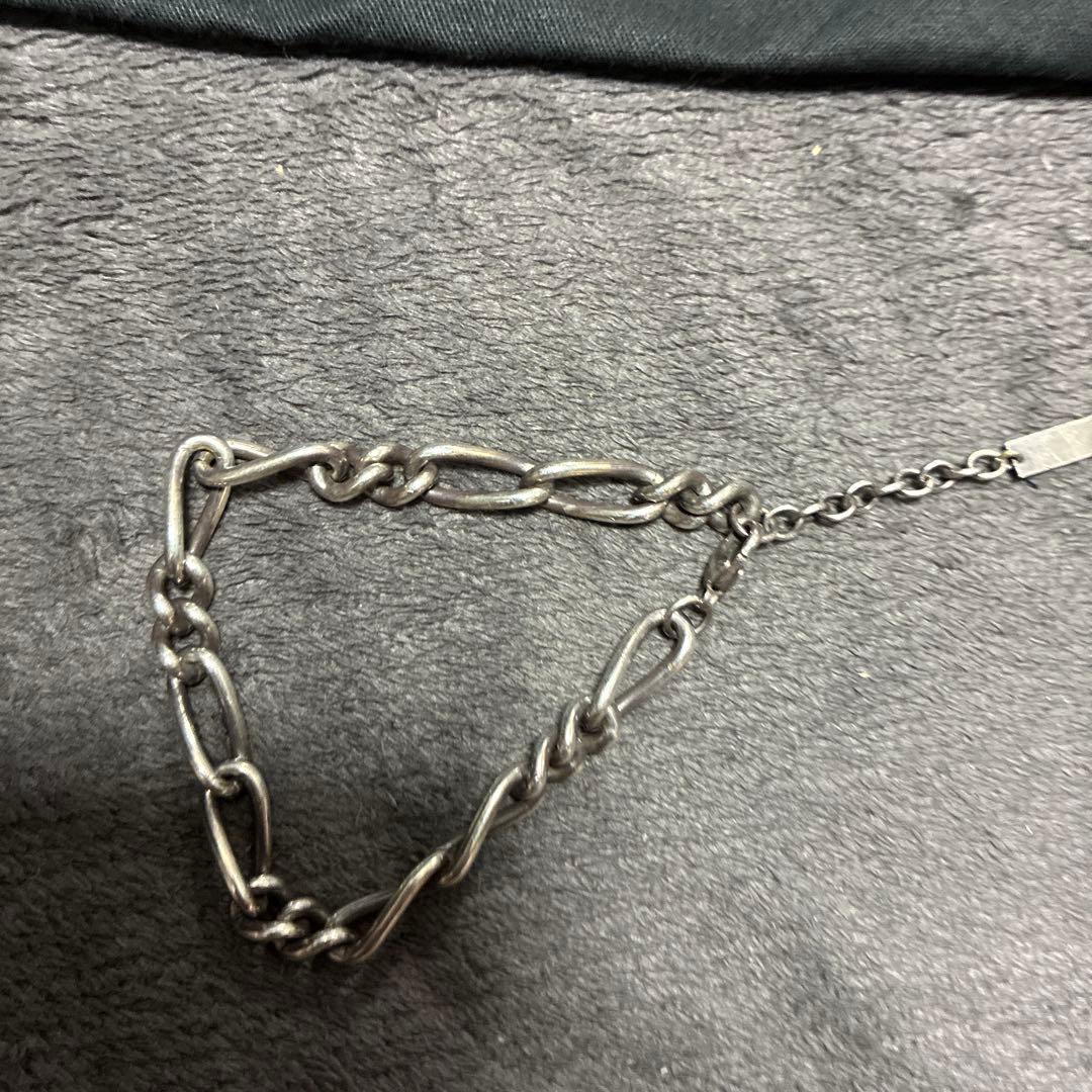 サンローラン　ブレスレット　チェーン　シルバー　銀色　0709