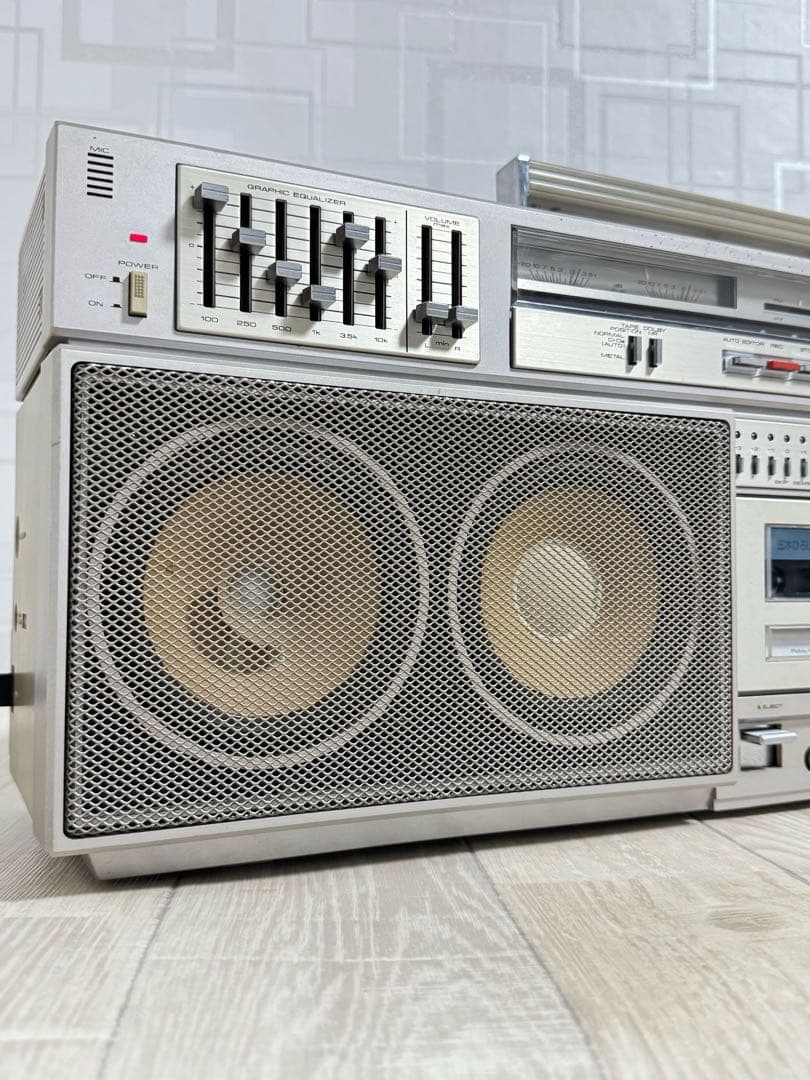 [動作品] PIONNER ラジカセ　SK-900 ラジオ　レトロ　カセットレ