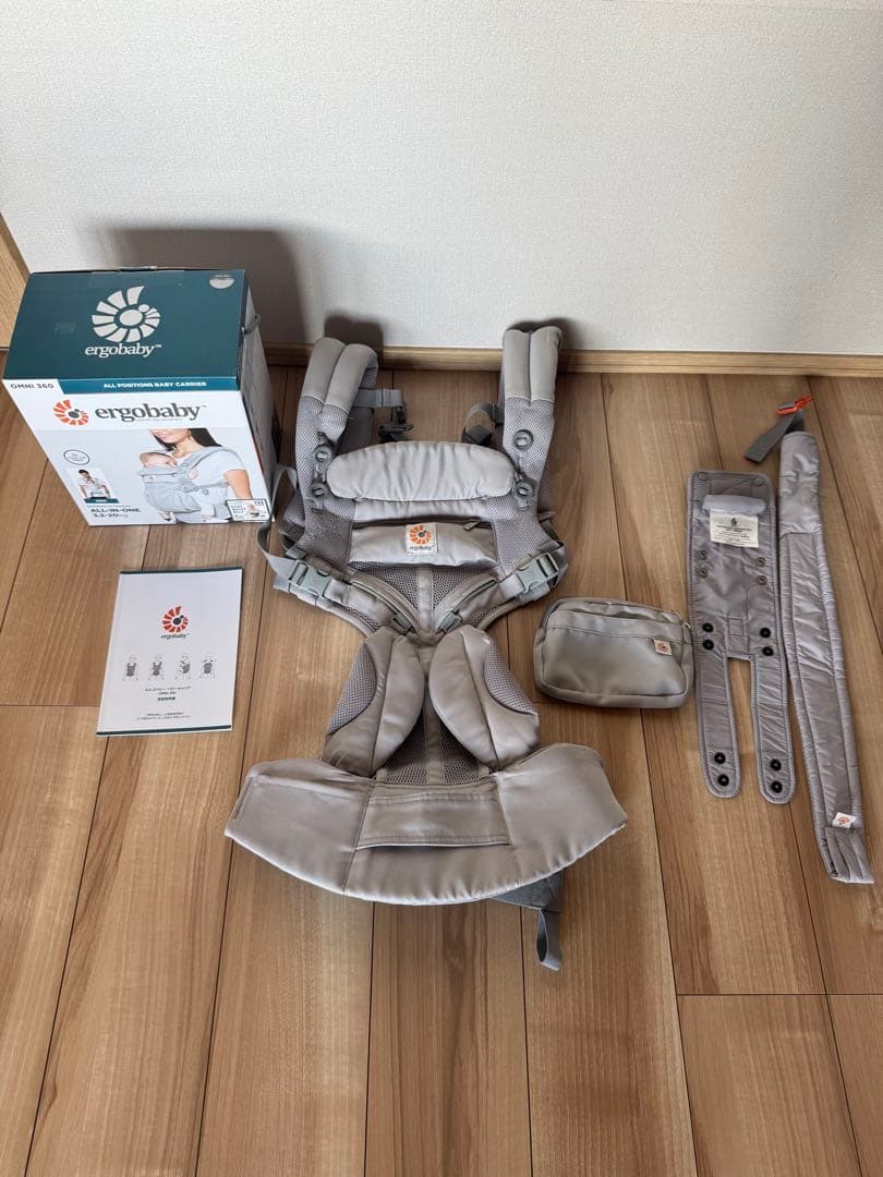 エルゴ オムニ360 クールエア メッシュ 抱っこ紐 グレー