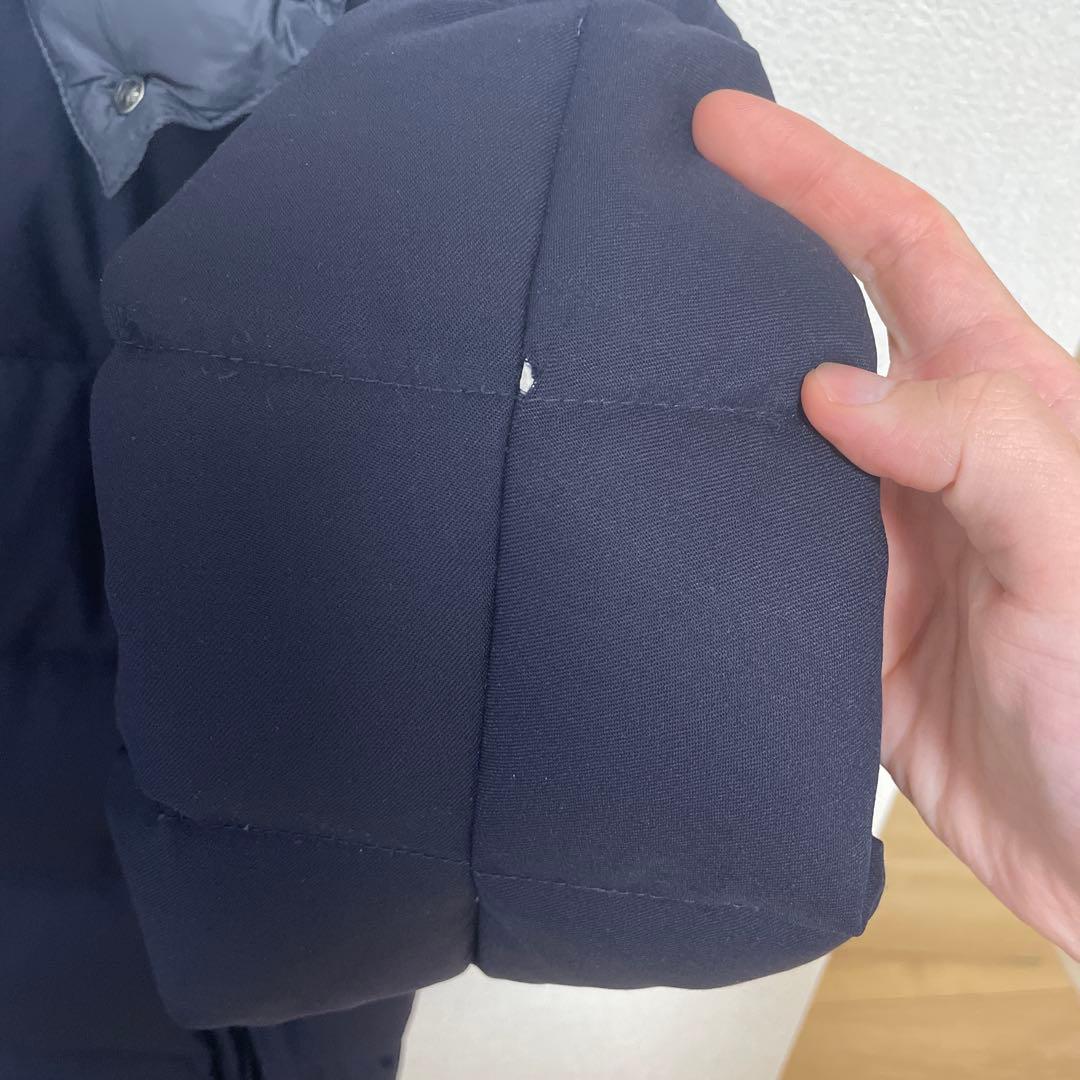 【値下げしました】MONCLER フード付きダウンジャケット ネイビー