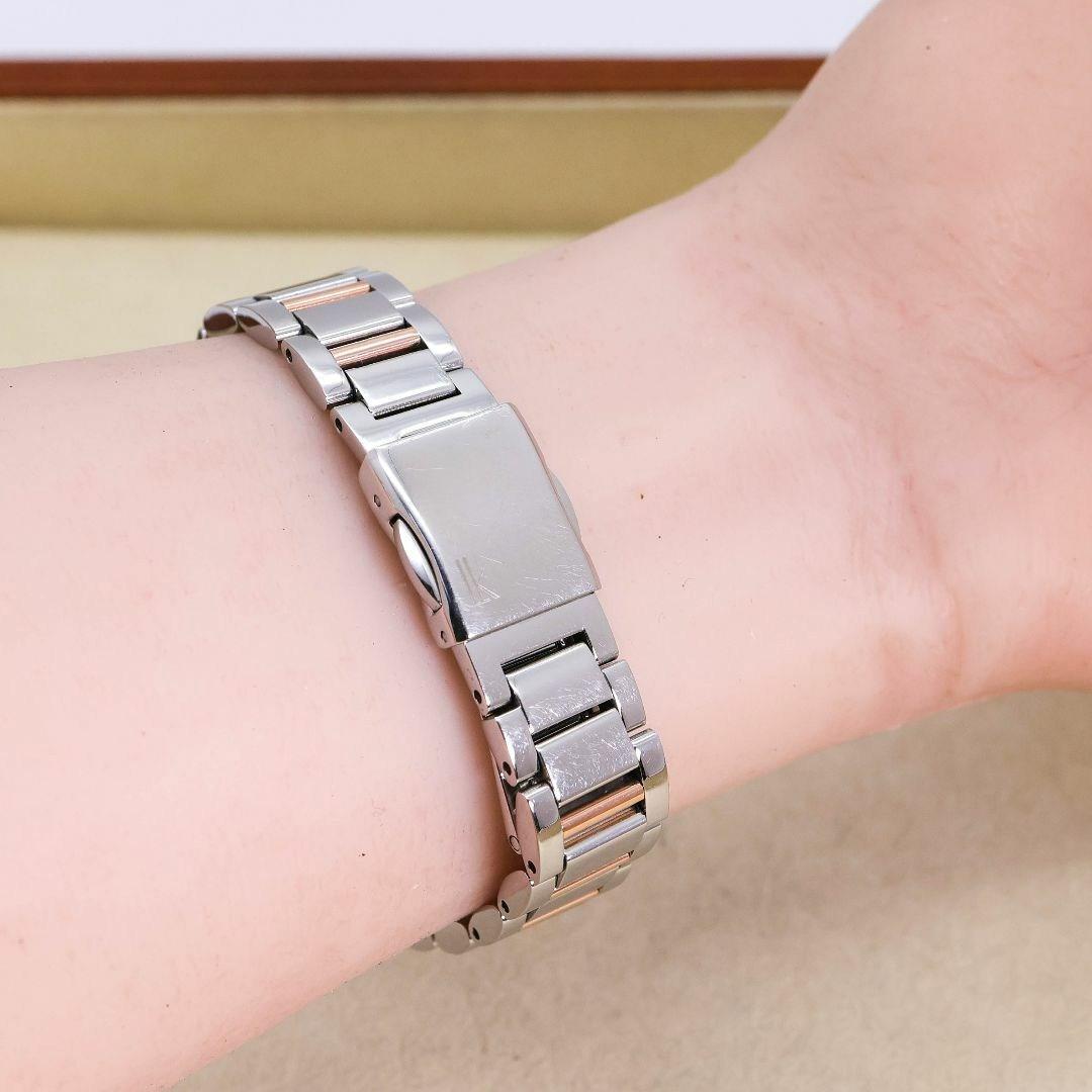 稼働 SEIKO Lukia 腕時計 シェル文字盤 5Pダイヤ ダイヤ 1648