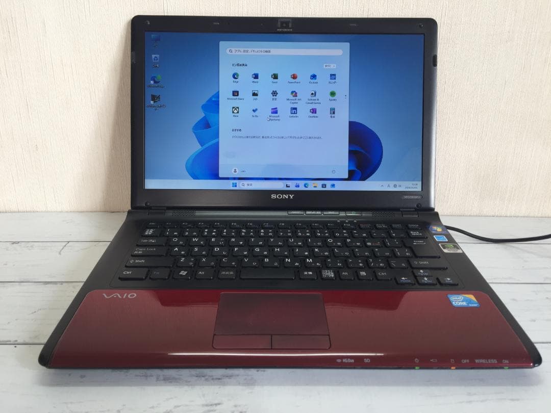 SONY VAIO VPCCW28FJ 14型/Office2024/Win11
