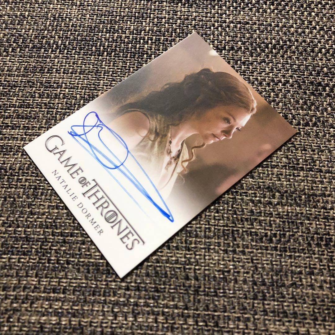 Game of Thrones ナタリー・ドーマー 直筆サインカード