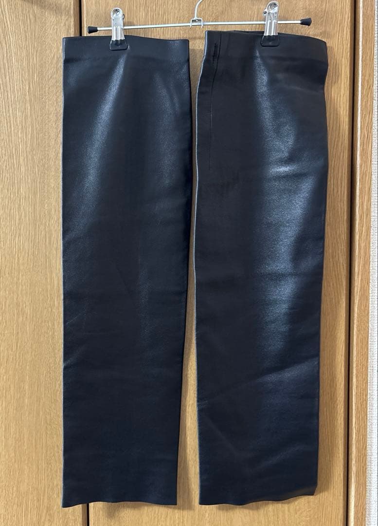 【A.P.C】アーペーセー レザーロングブーツカバー レッグウォーマー 本革