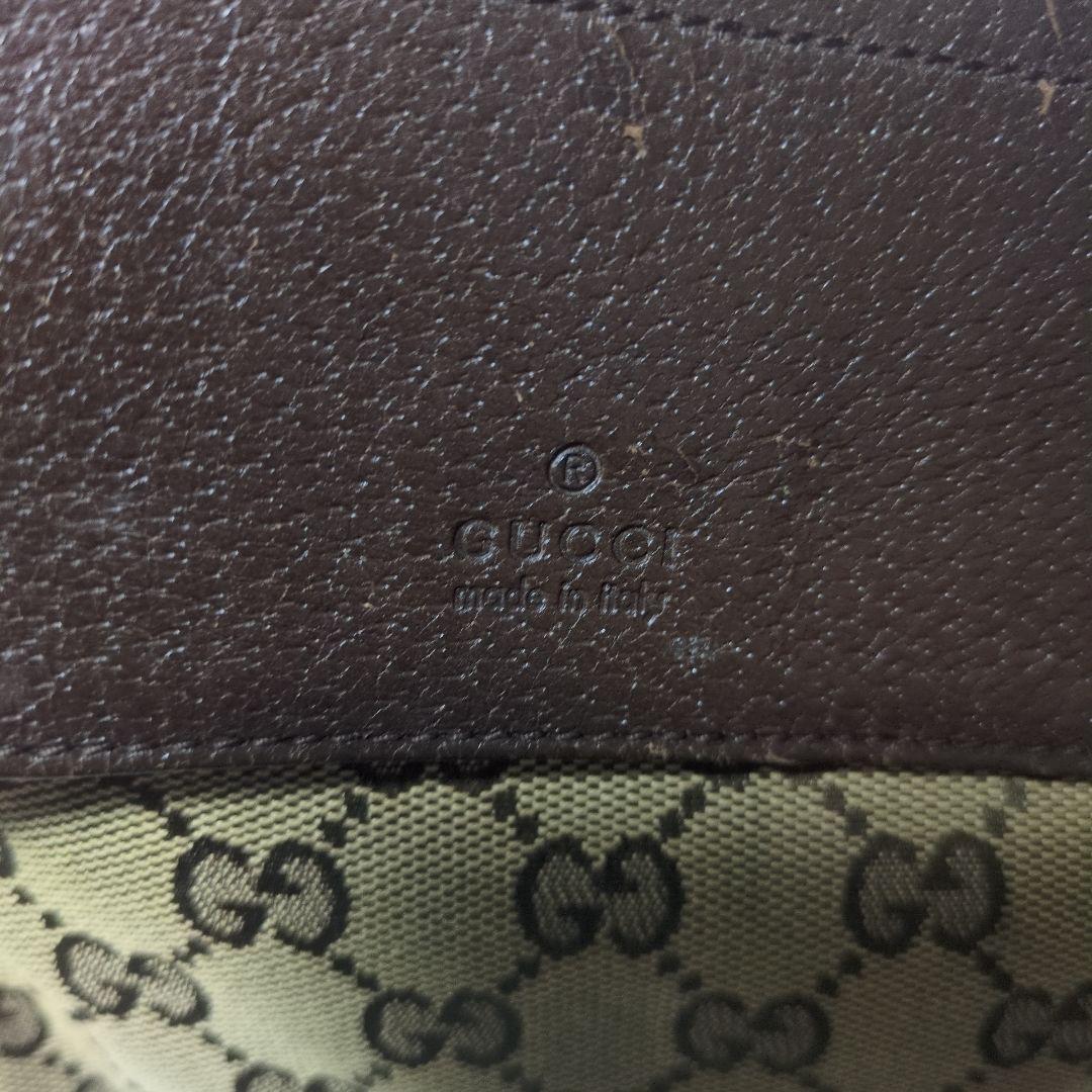 GUCCI グッチ ボディバッグ キャンバス レザー ウエストポーチ 28566