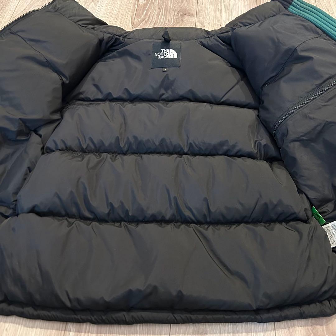 極美品ザ　ノースフェイス ヌプシジャケット グリーン　NDW9235 ダウン