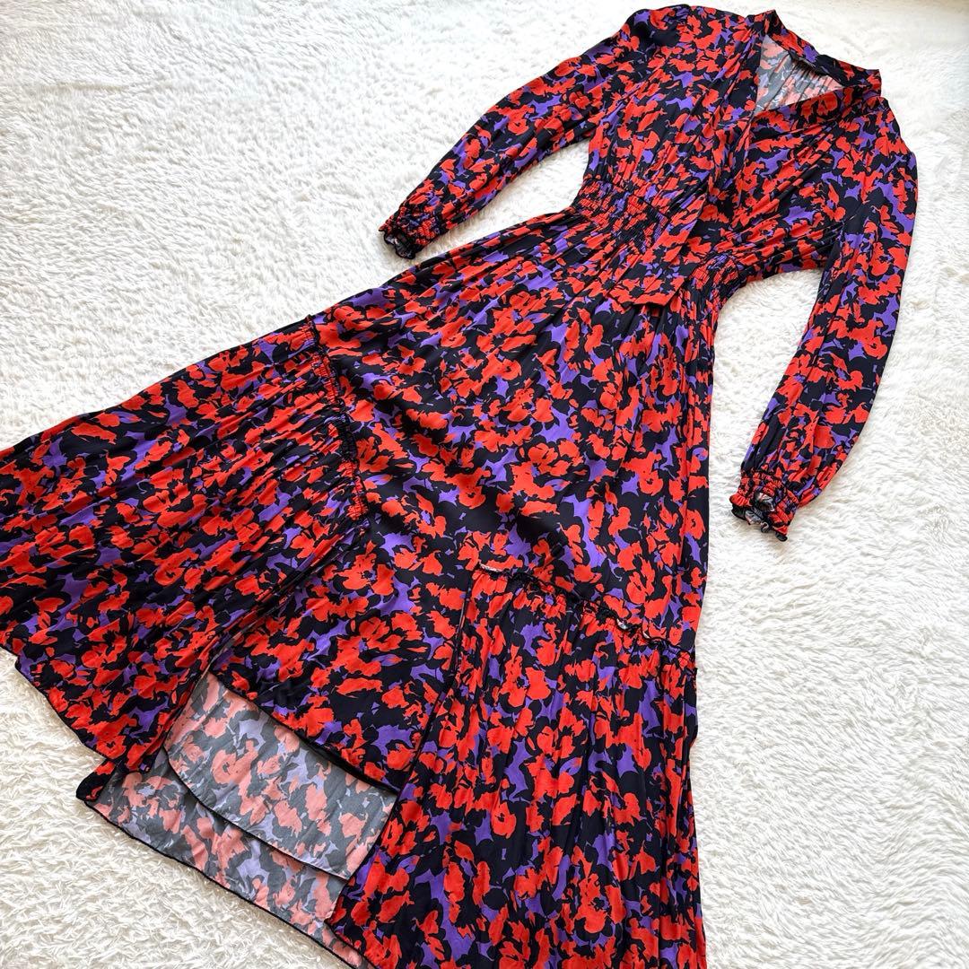 CORCOVADO コルコバード ティアード ボウタイ リボン マキシドレス