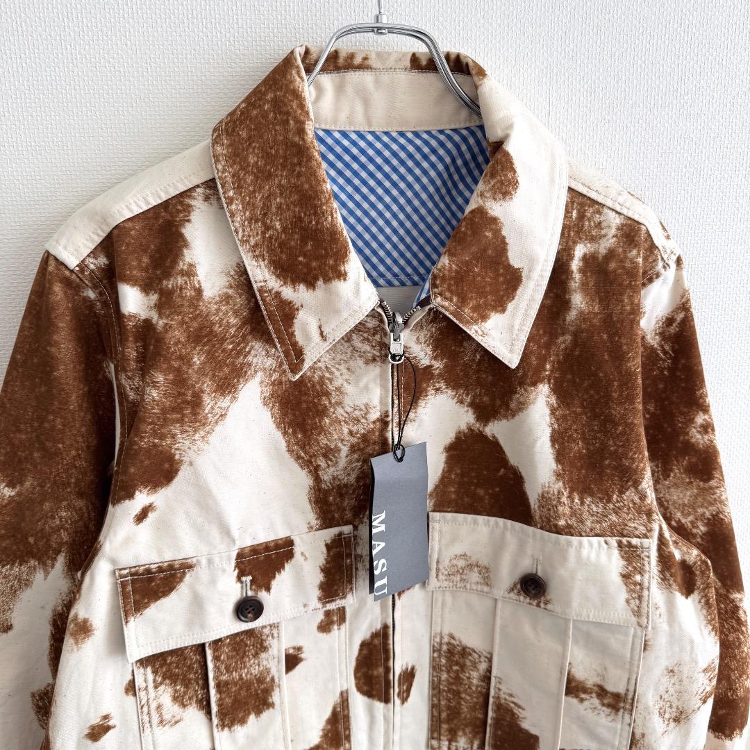 希少 MASU 25SS FLOCKY COW SPORTS JACKET 48