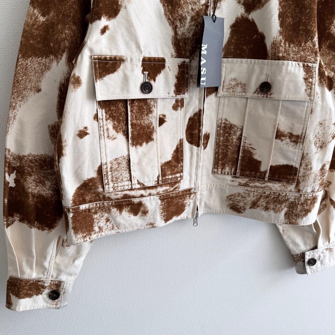 希少 MASU 25SS FLOCKY COW SPORTS JACKET 48
