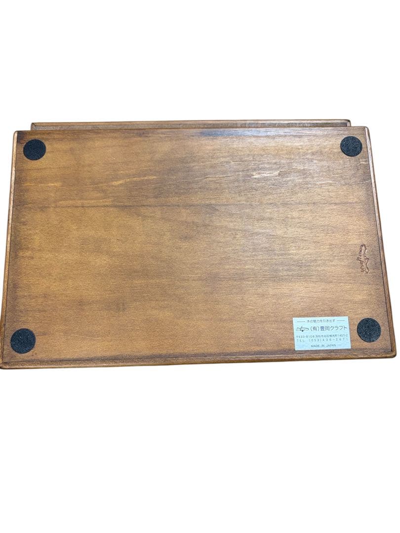 豊岡クラフト　こみだれ箱　文具収納　小物入れ　木製