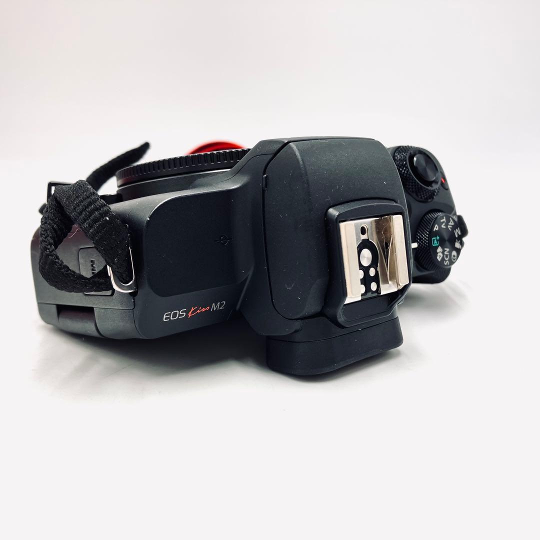 Canon EOS kiss M2 ブラック　15-45mmレンズセット