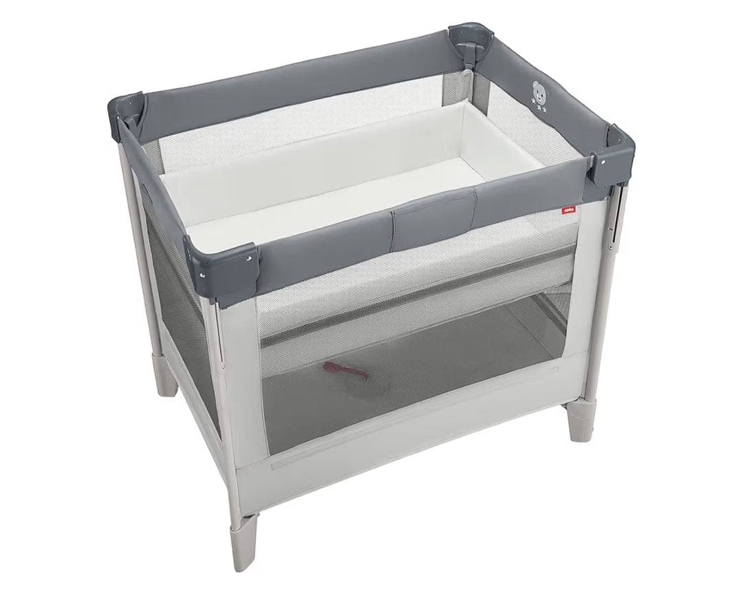 アップリカ　ココネルエアーAB ベビーベッド　グレーベアー