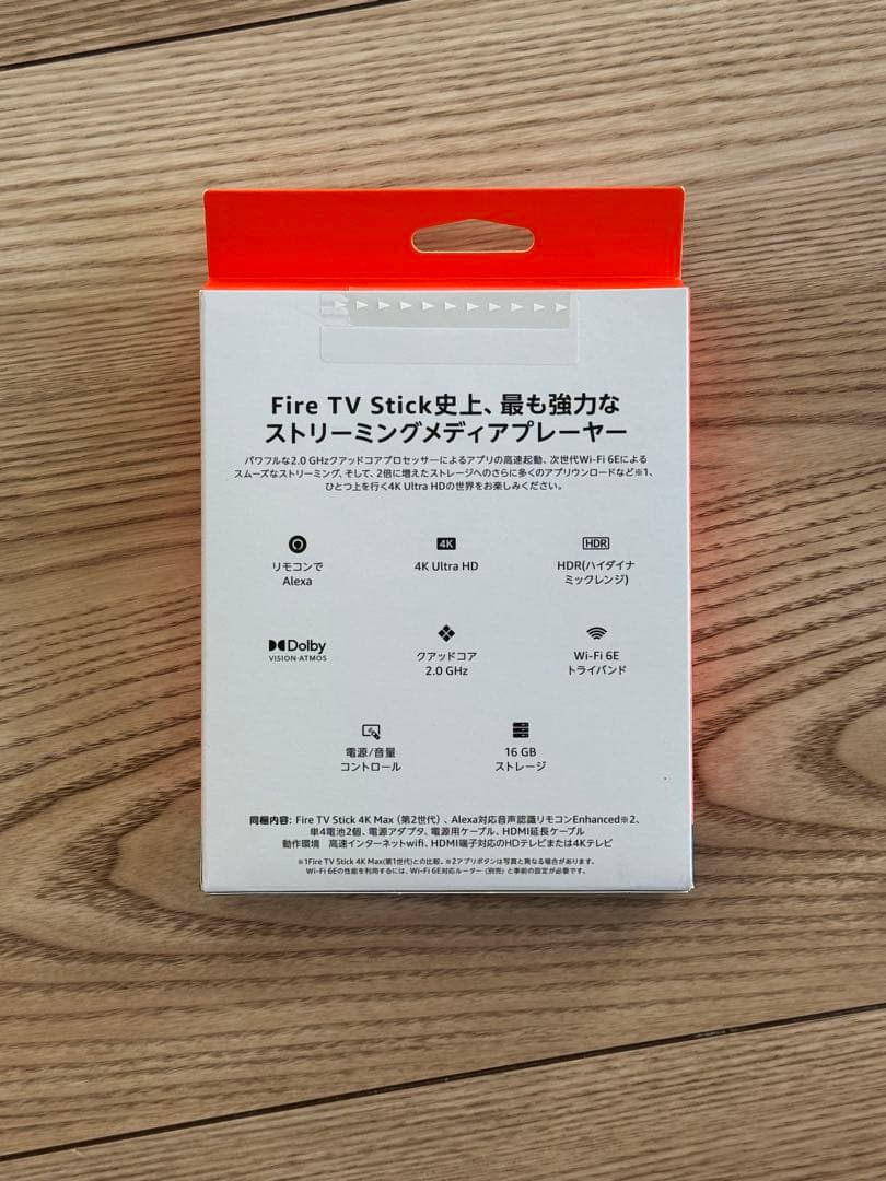 【新品・未使用】Fire TV Stick 4K Max 音声リモコン付き