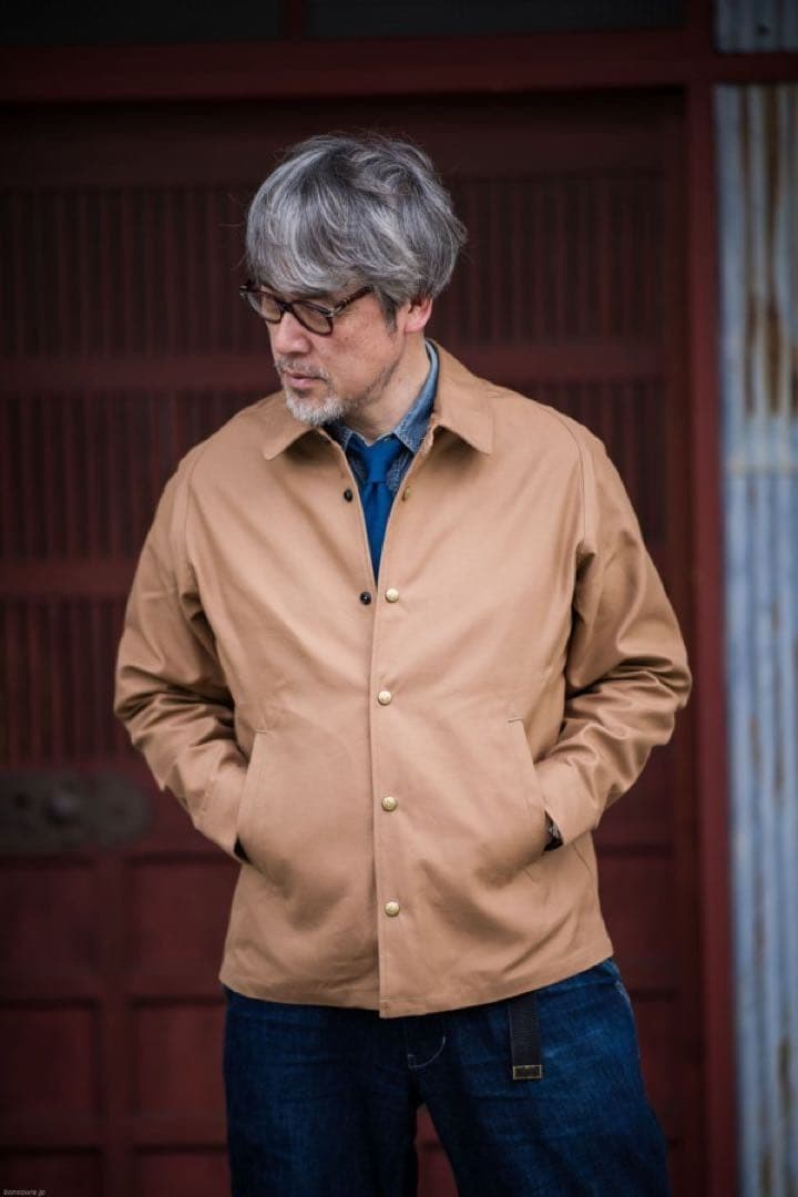 BONCOURA ハイカウントチノ　ワークコーチジャケット　コーチジャケット