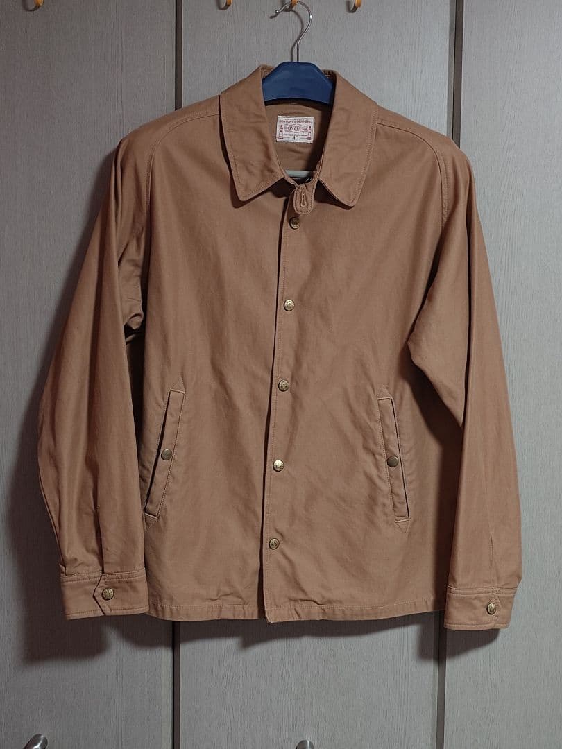 BONCOURA ハイカウントチノ　ワークコーチジャケット　コーチジャケット