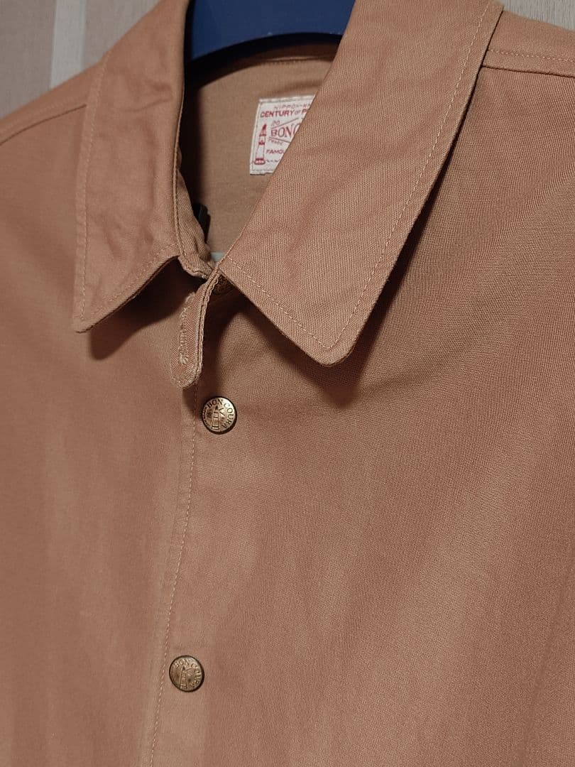 BONCOURA ハイカウントチノ　ワークコーチジャケット　コーチジャケット