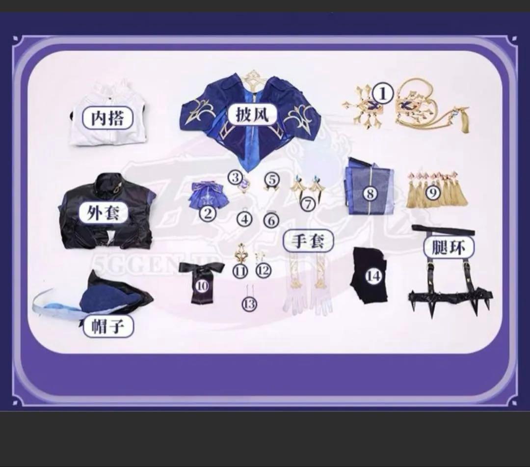 三分妄想 クロリンデ コスプレフルセット