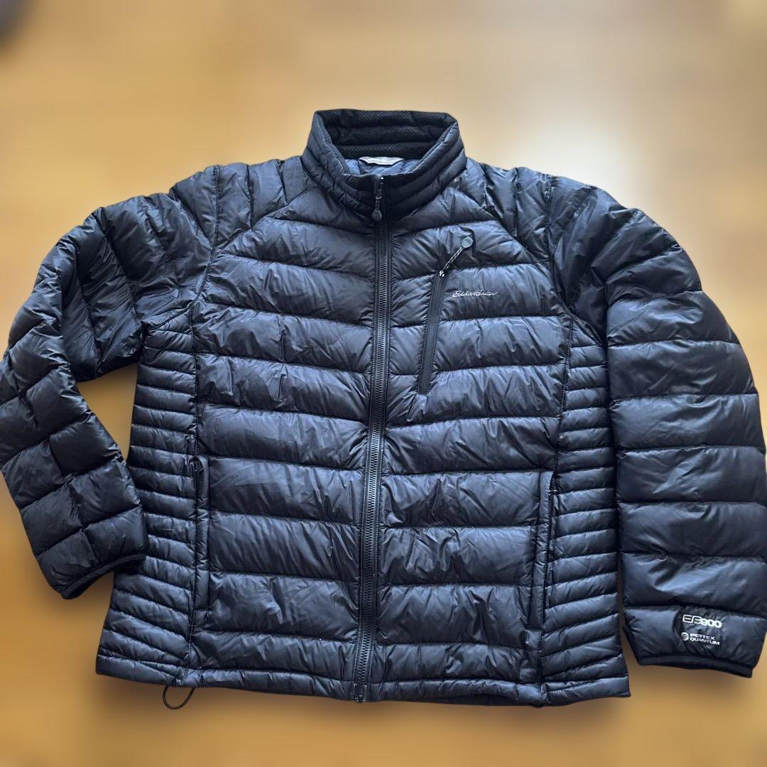 EDDIE BAUER EB900 フィルパワー ダウンジャケット L 黒