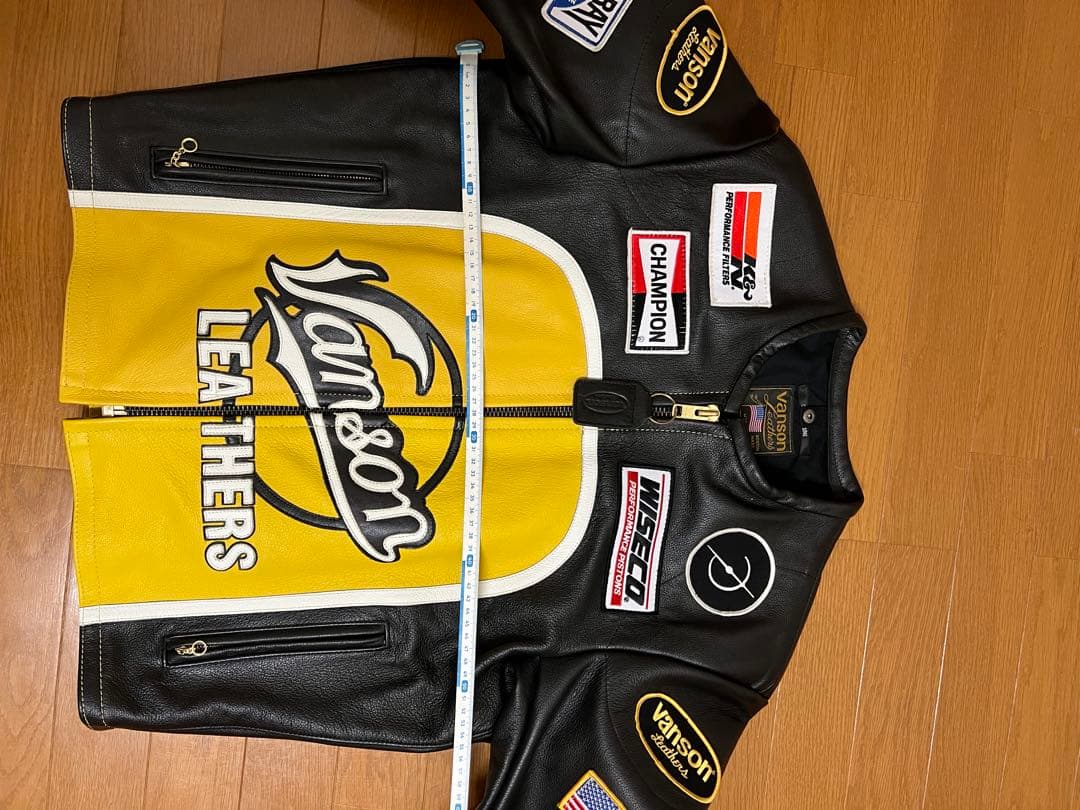 VANSON× CLAIR DE LUNE サイズMライダース(L〜XL相当）