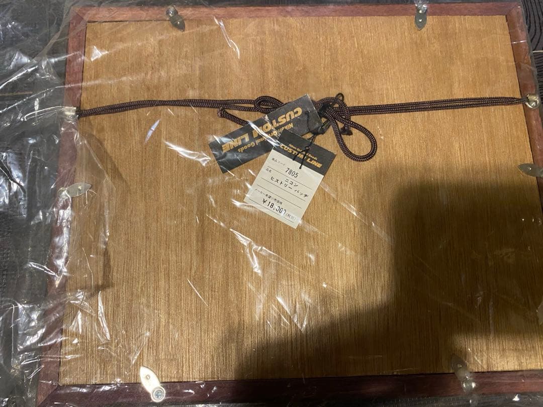 NIKON ピンバッジ　額装　当時物