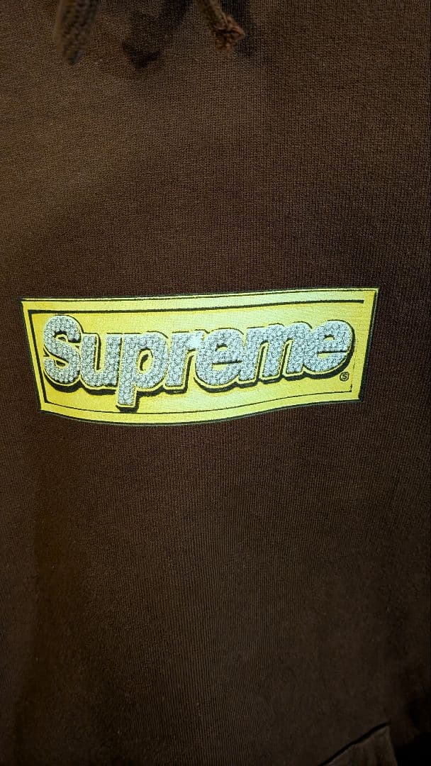 Supreme bling box logo hoodie サイズL