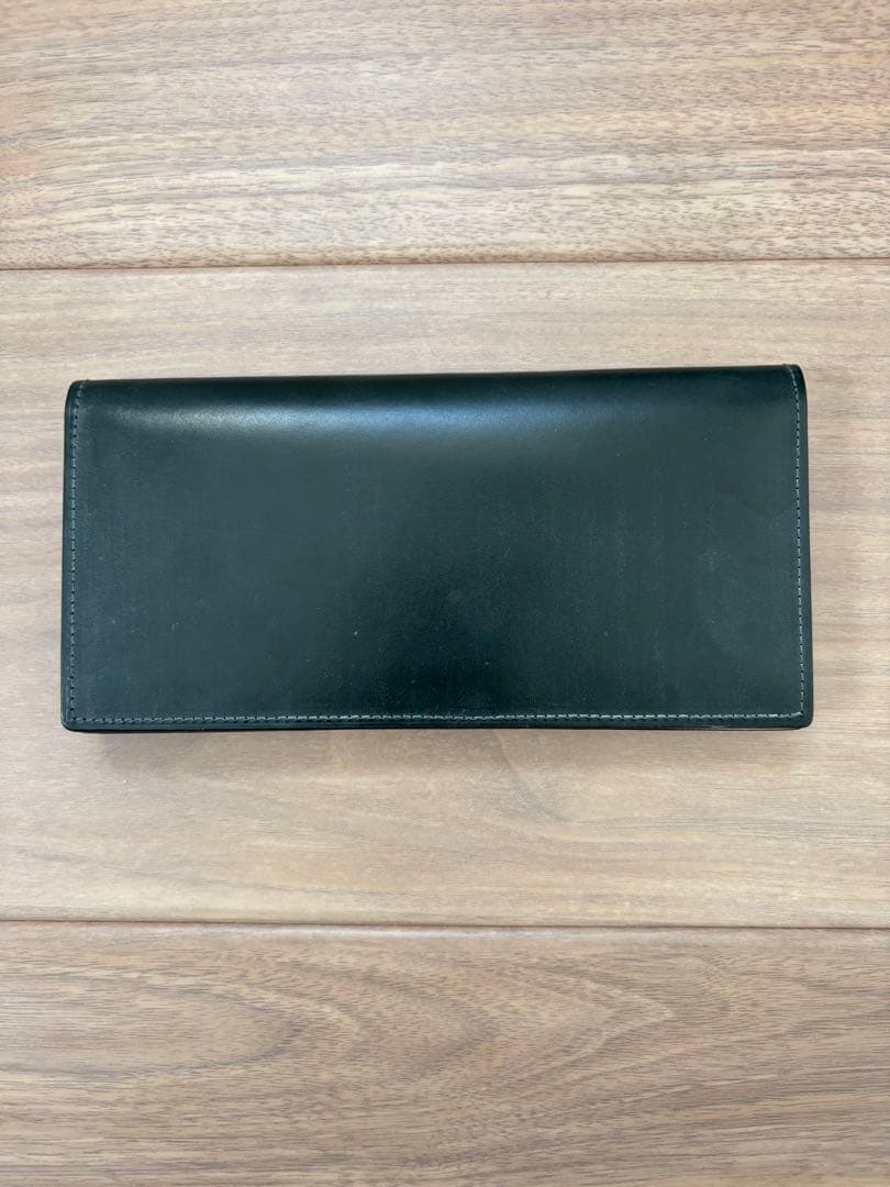 ココマイスター　ブライドル・ブレンデルウォレット　モスグリーン