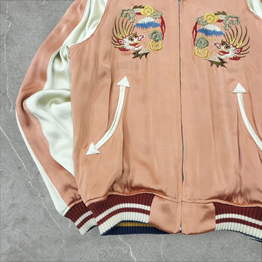 弁髪 日本製 フラットヘッド リバーシブル スカジャン M