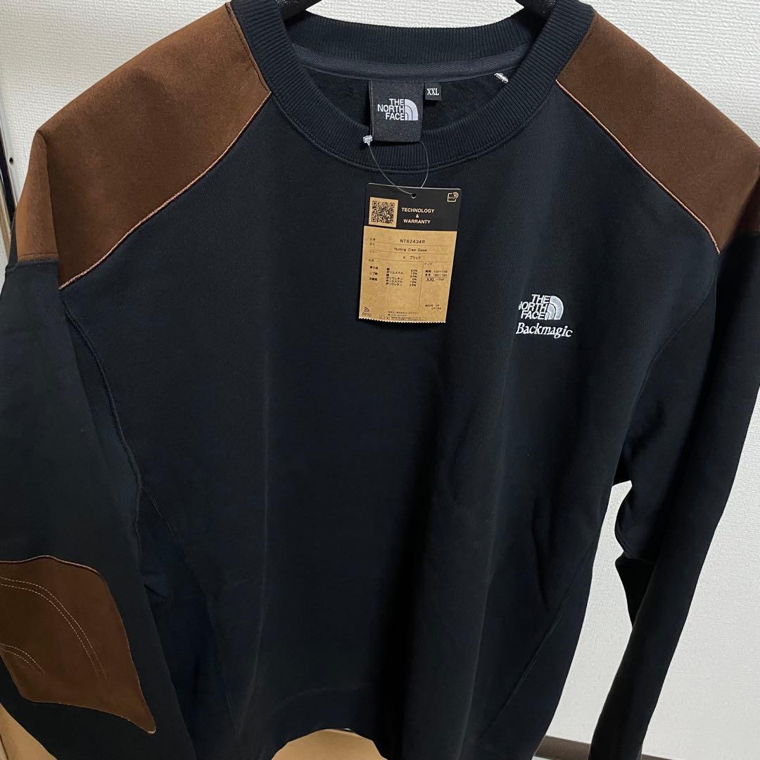 ノースフェイス Backmagic限定 Sweat Crew【XXL】ブラック