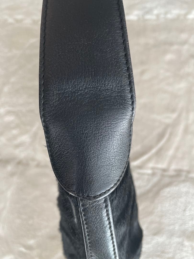 Cartier カルティエ パンテール ワンショルダーバッグ ハラコ ブラック