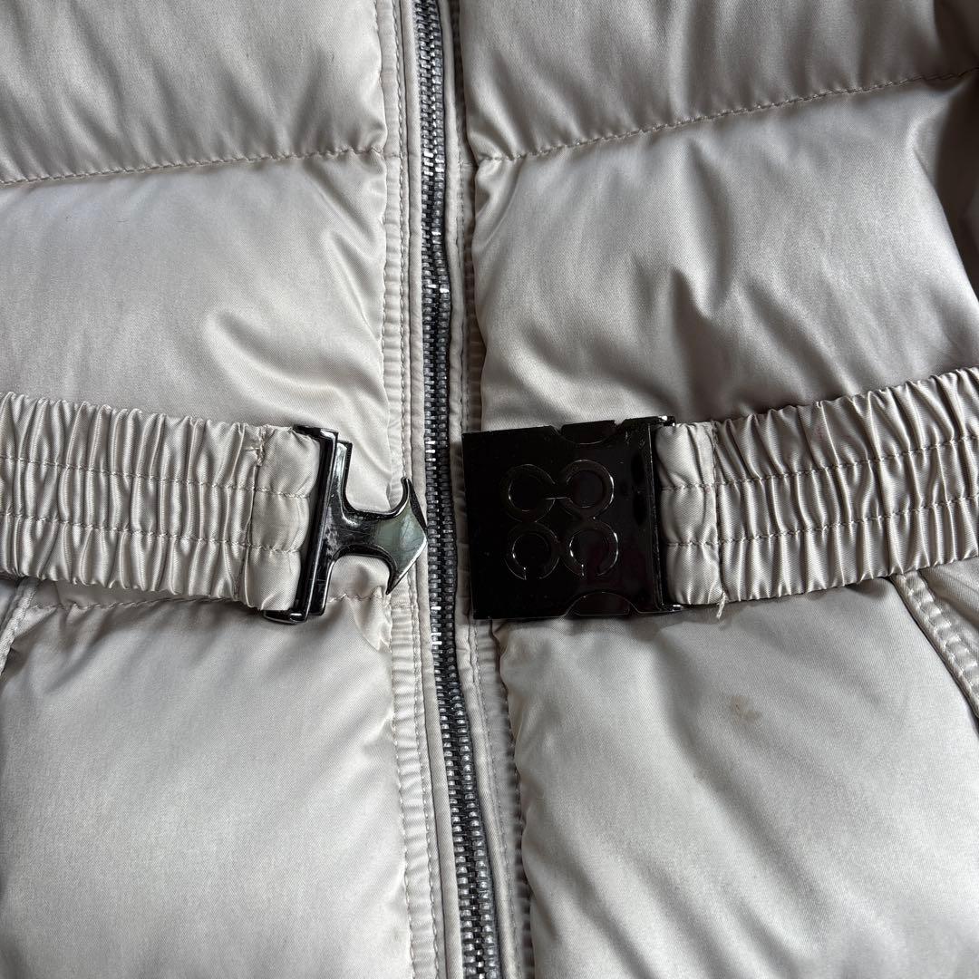 コーチCOACHベージュ 上品なダウンジャケット◆サイズ8