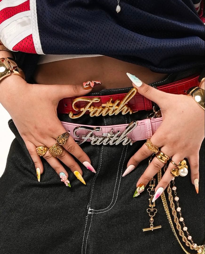 Faith by luis レッド クロコベルト