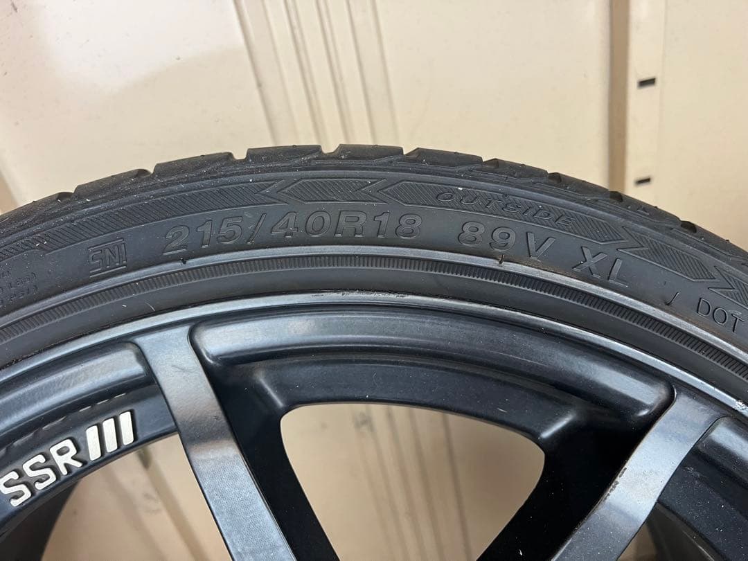 ミラSSR GTV03 18インチ8.5J+44 pcd100 5h 4本