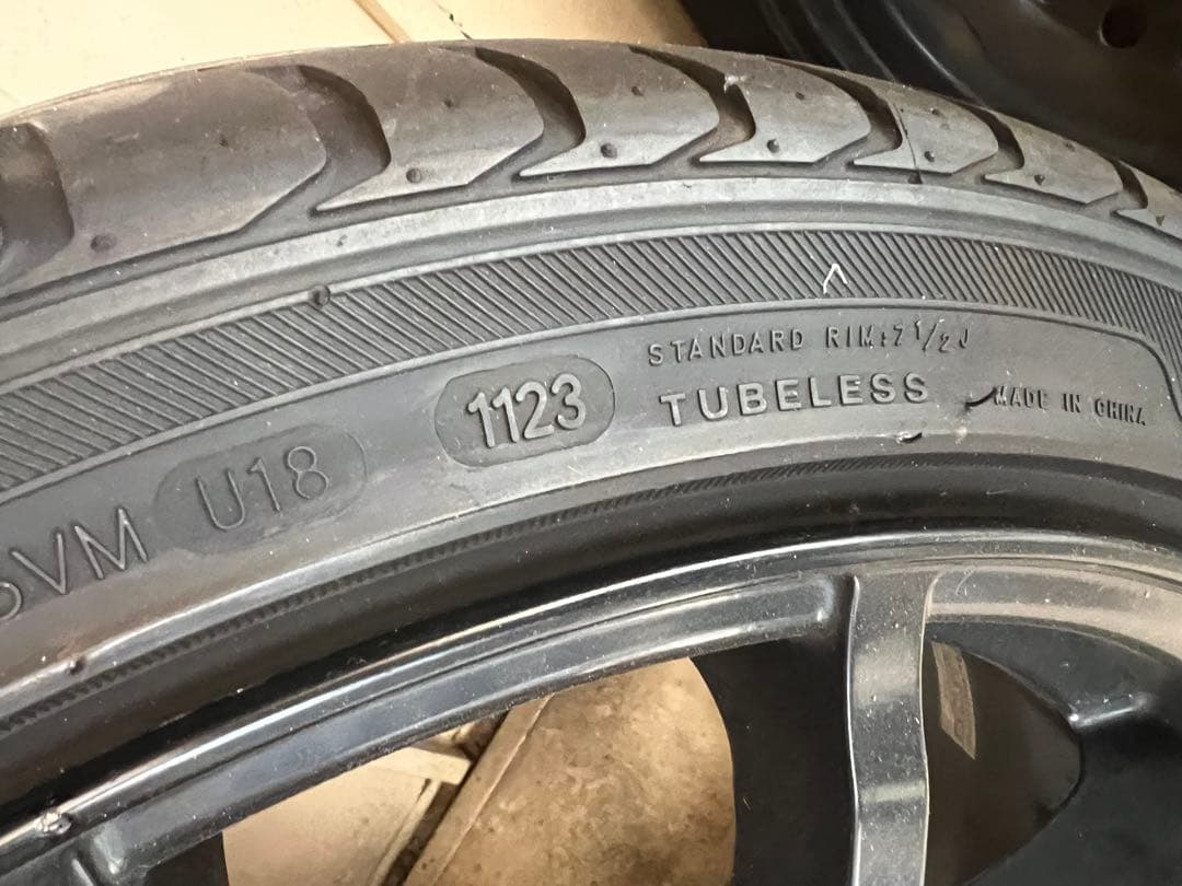 ミラSSR GTV03 18インチ8.5J+44 pcd100 5h 4本