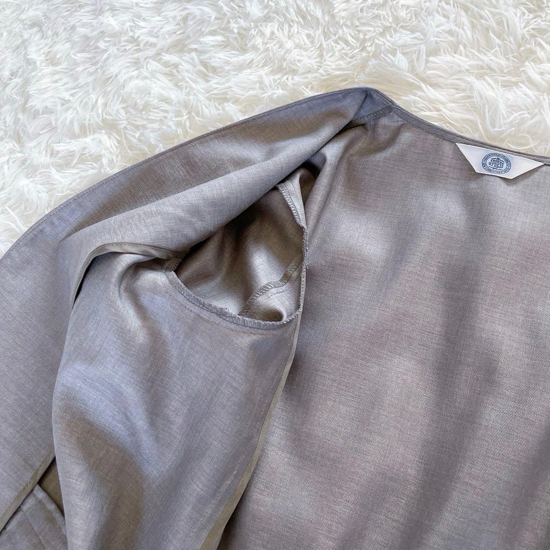 美品✨【ジェイプレス】ノーカラージャケット パンツ セットアップ 洗えるUV速乾