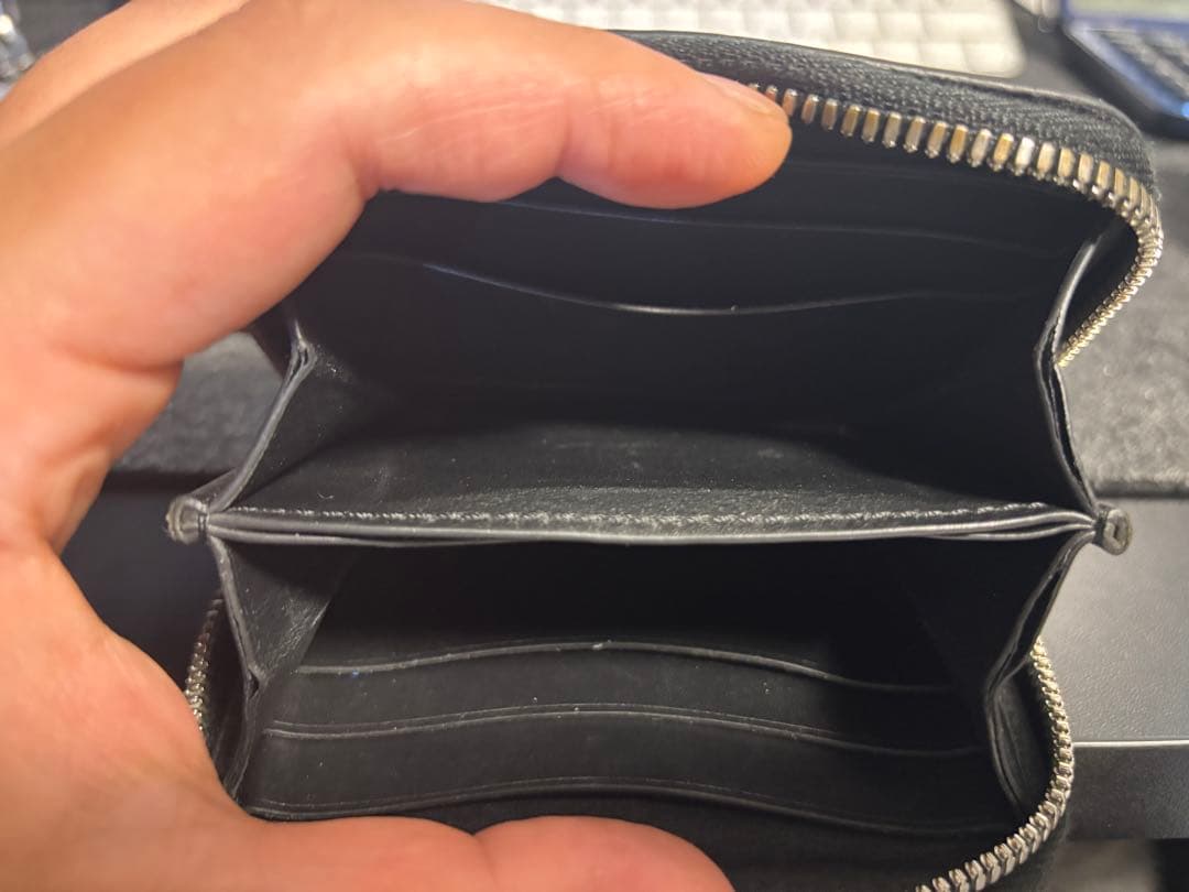 ベルルッティ 限定色　ワパ　スクリットレザー　ジップ付きケース