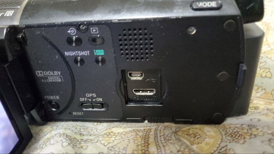 ソニー　HDR-XR550V　動作します