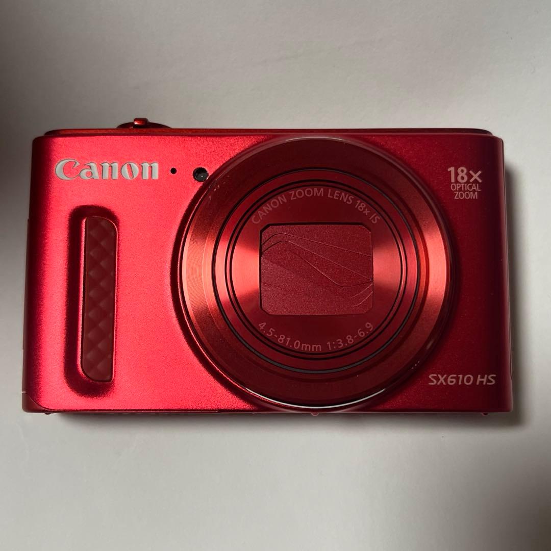 【付属品完備】Canon Power Shot SX610 HS レッド