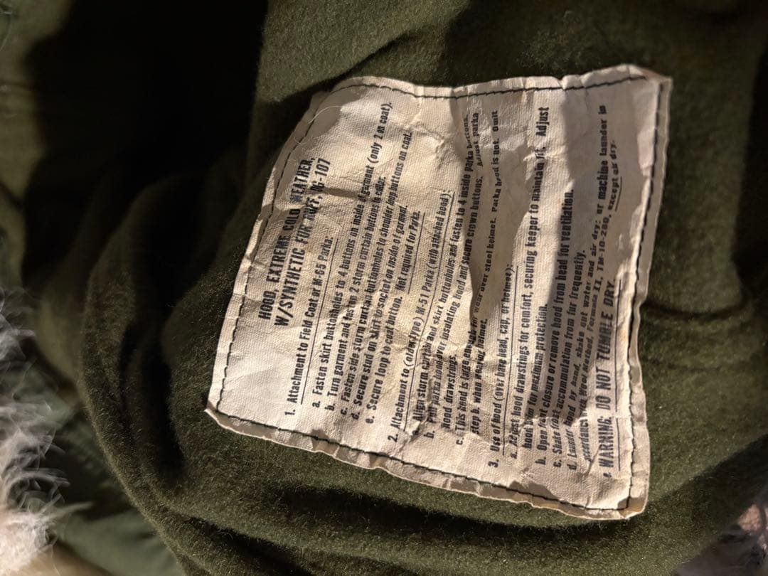 M65 M-51 ビンテージモッズコート フルセット フィッシュテールパーカー