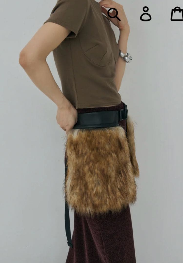 バッグ Mediam Double Craft Fur Bag