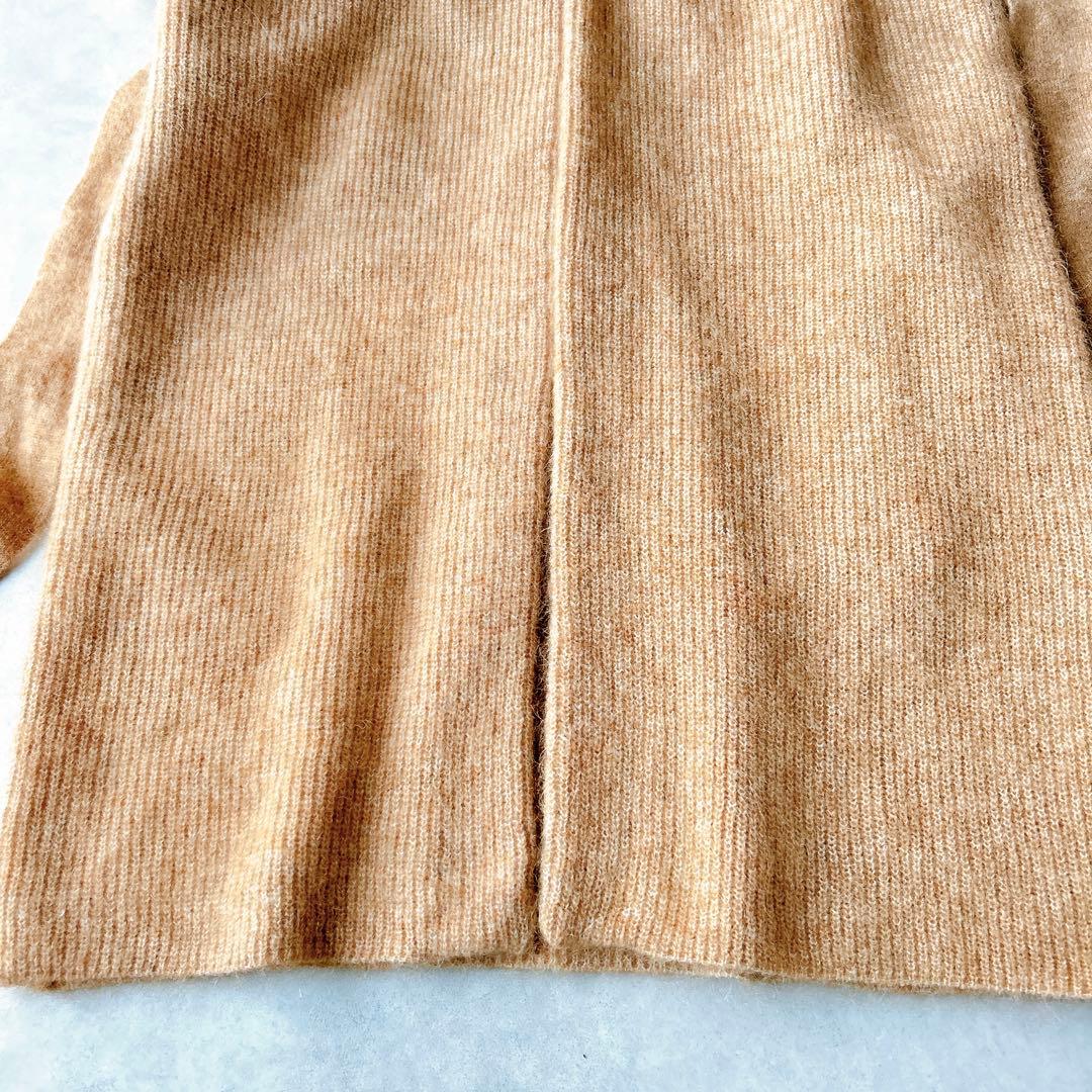 定価2.9万☆美品☆エトレトウキョウ モヘヤ　ロングニットコート　ベルト付き