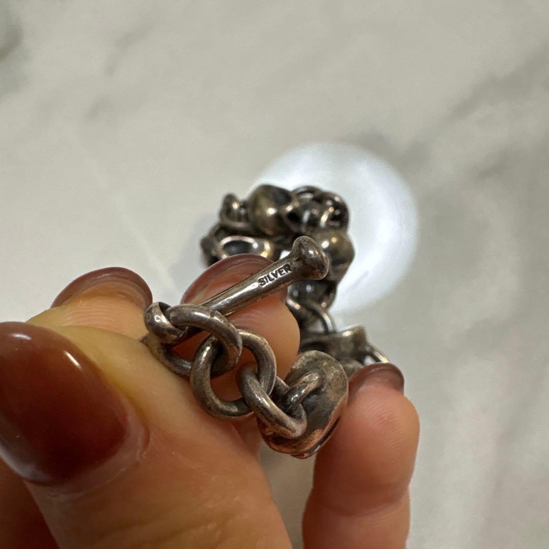 最終値下げ♥スカル・ブレスレット・シルバー925・950♥