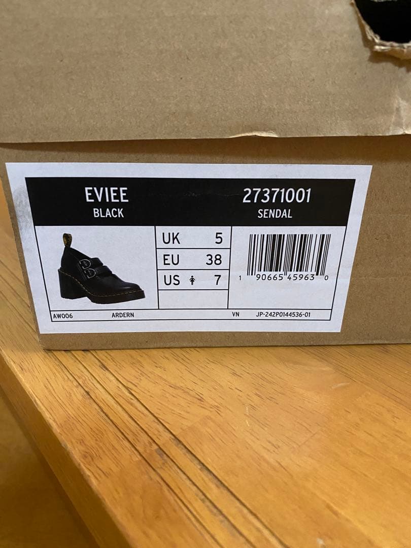 Dr. Martens Eviee ブラック ハイヒール UK5