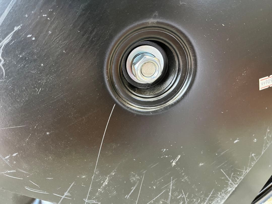 【中古品】アイアンフレーム 木製天板 ラウンドテーブル カウンターテーブル 鉄脚