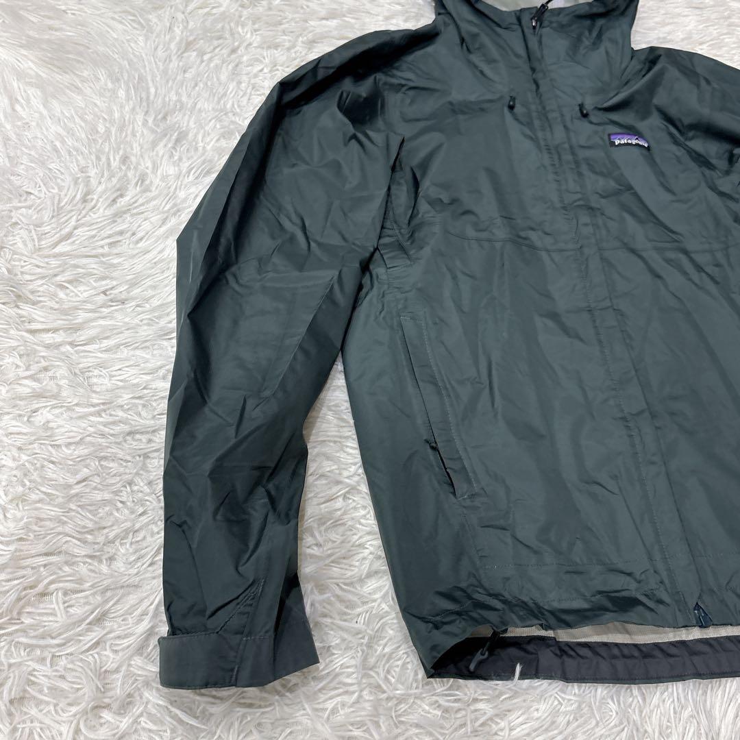 patagonia トレントシェルジャケット　XS グリーン　マウンテンパーカー