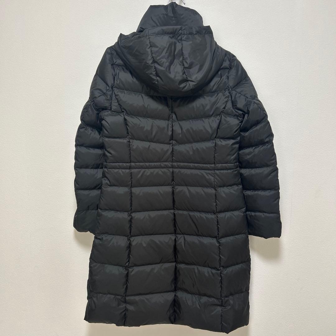 23区　ブラック フード付き ロングダウンジャケット　36号