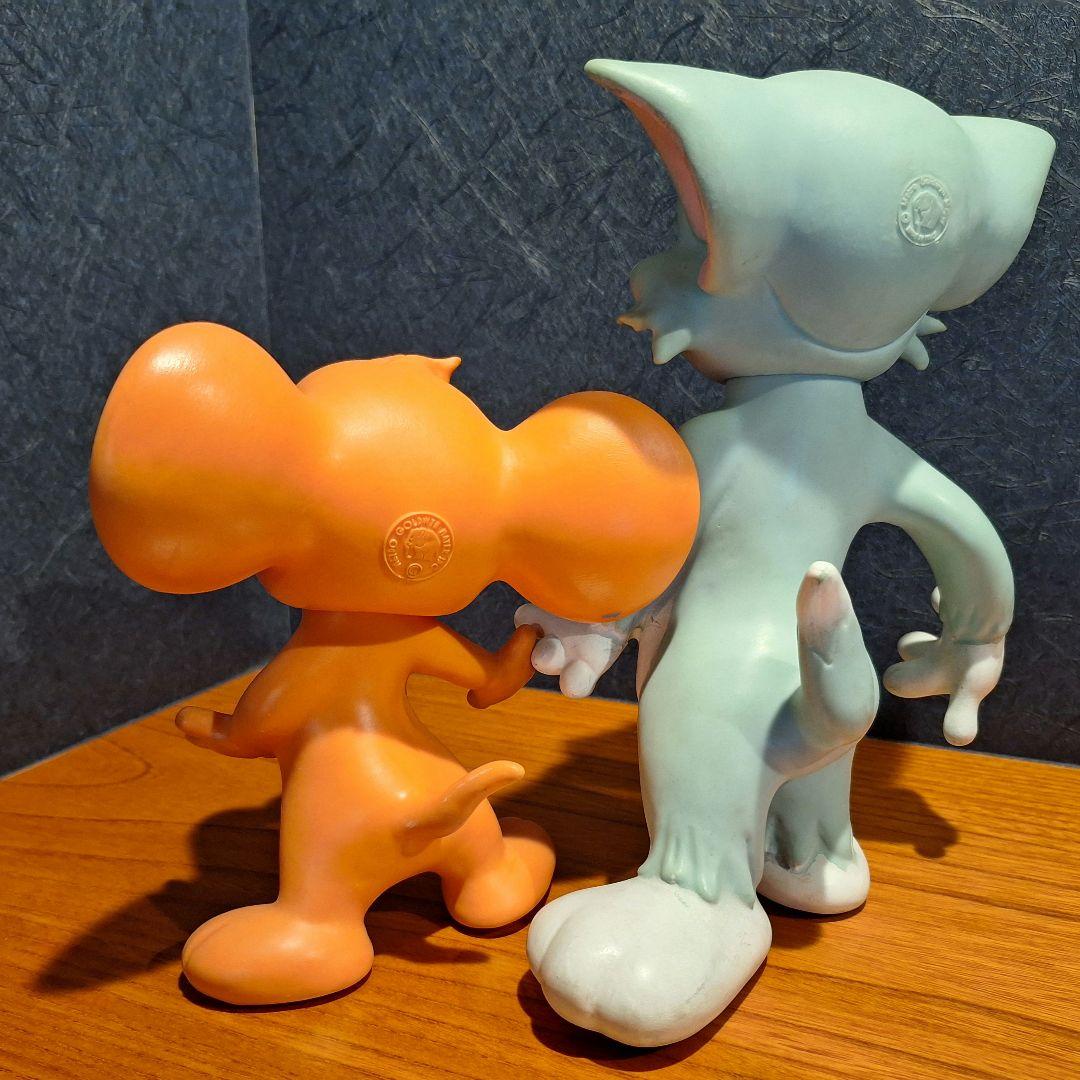 超レア1960年代イタリアレードラプラスティック製トムとジェリーフィギュアセット