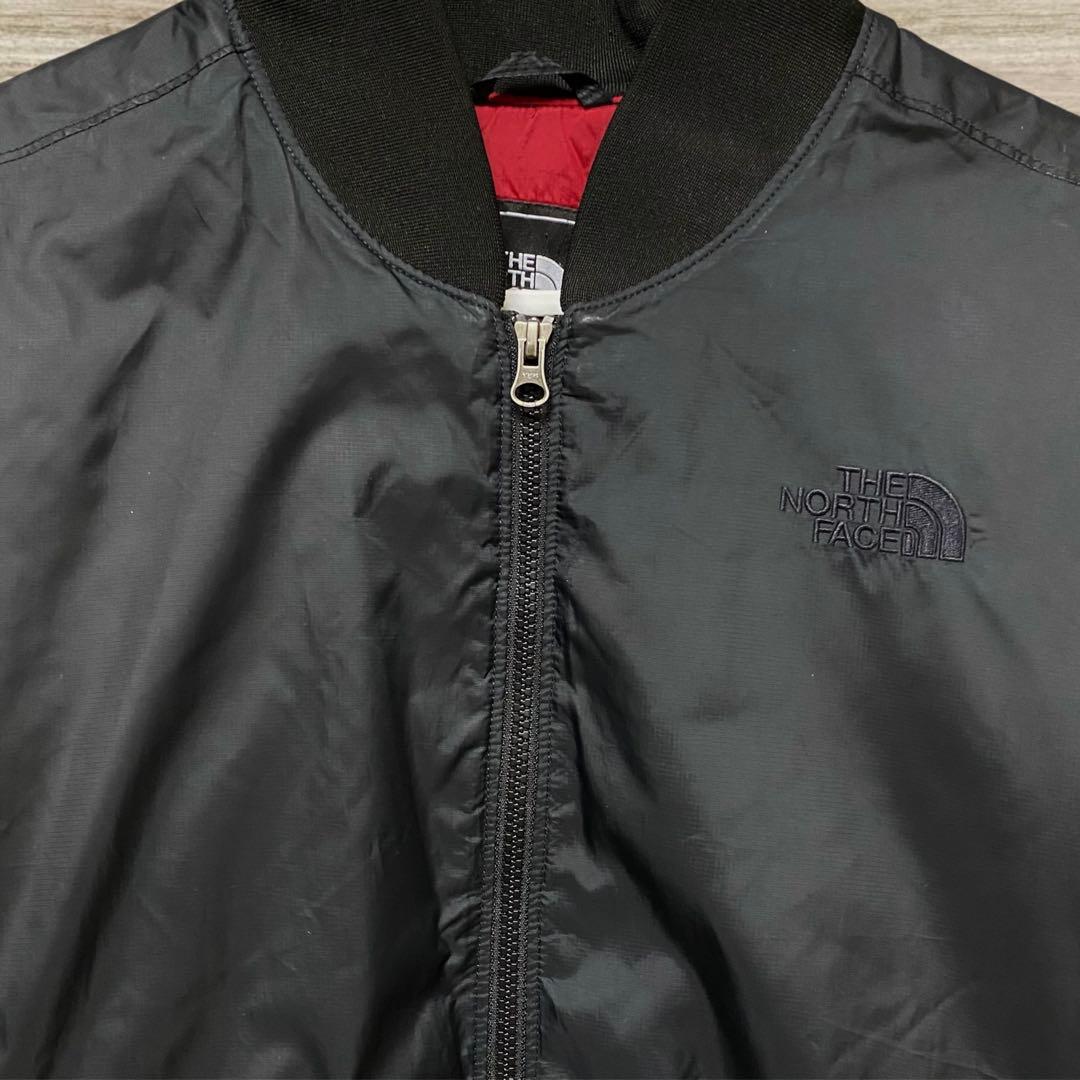 極美品 ノースフェイス MA-1 ボンバージャケット ブラック L