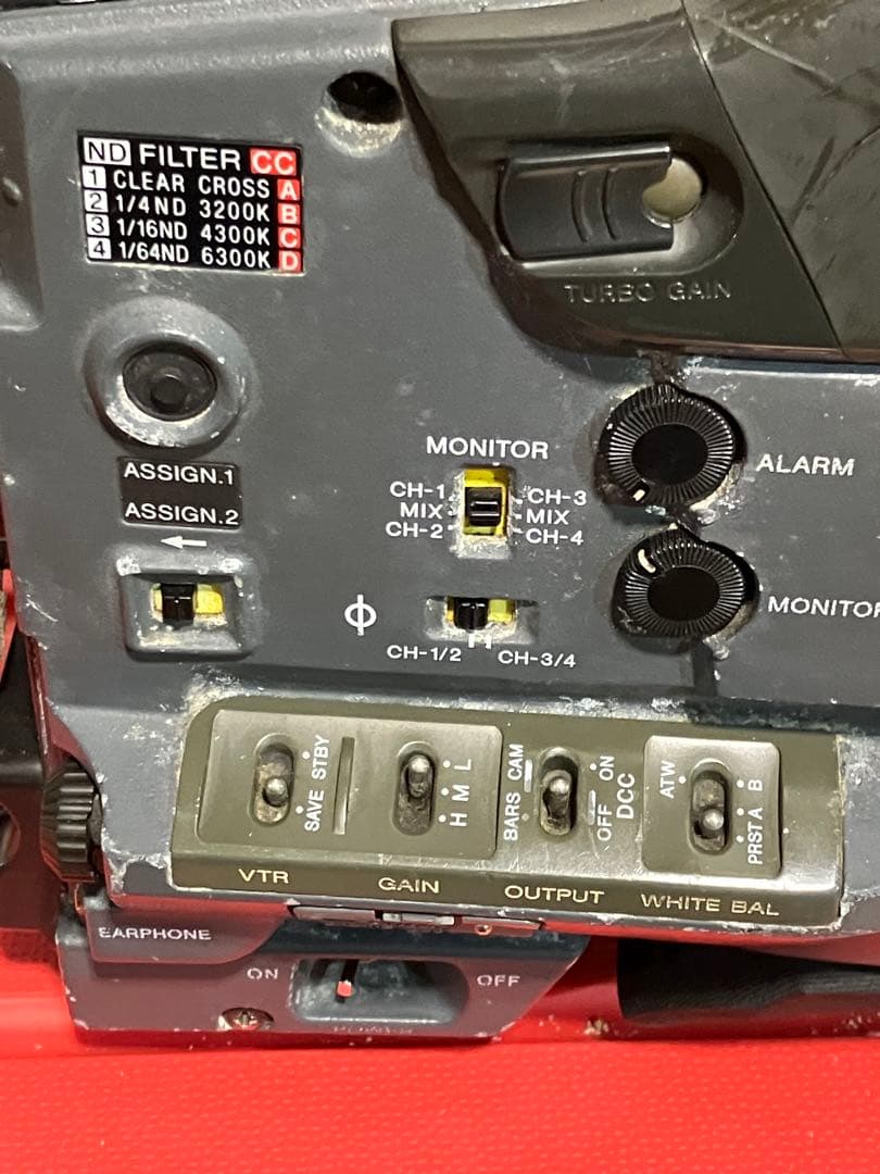 【ジャンク】ソニーHDCAMカムコーダーHDW-750（ケース付き）