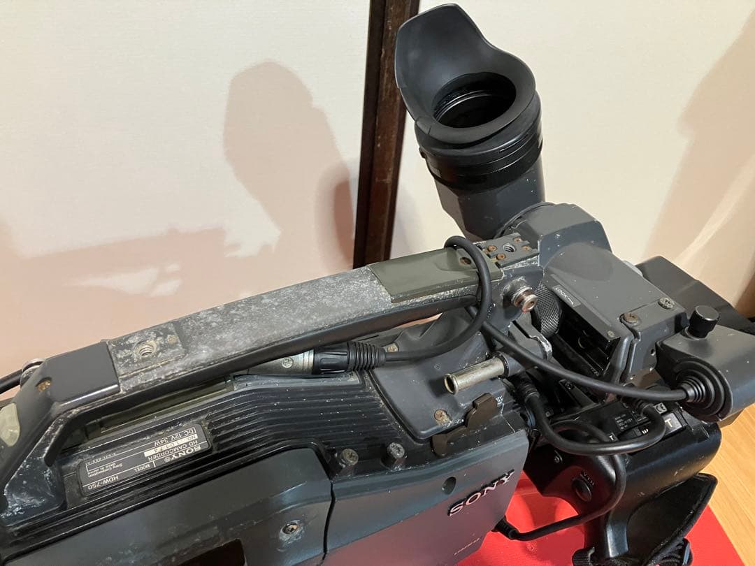 【ジャンク】ソニーHDCAMカムコーダーHDW-750（ケース付き）