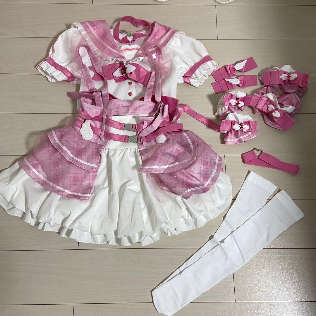 【日曜まで値下】マリームーン　魔法少女　ファンシーチェックセーラー　ライトピンク